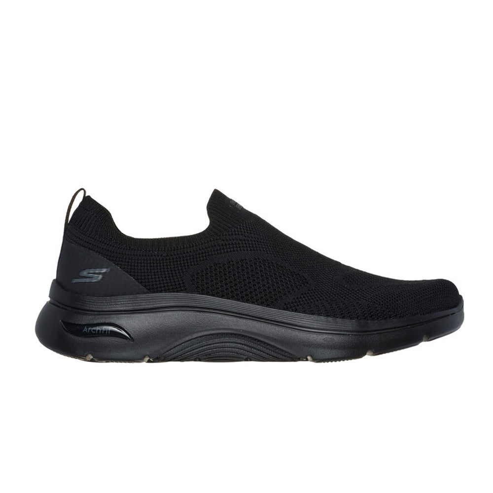 Scarpa Uomo Skechers Go Walk Arch Fit Nera Supporto e Ammortizzazione Calzature Lupis