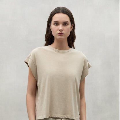 Ecoalf - Abbigliamento, Donna, Ecoalf, Nuovo, T-Shirt - Ecoalf Narvikalf T-Shirt Woman White Sand - Lupis SRL