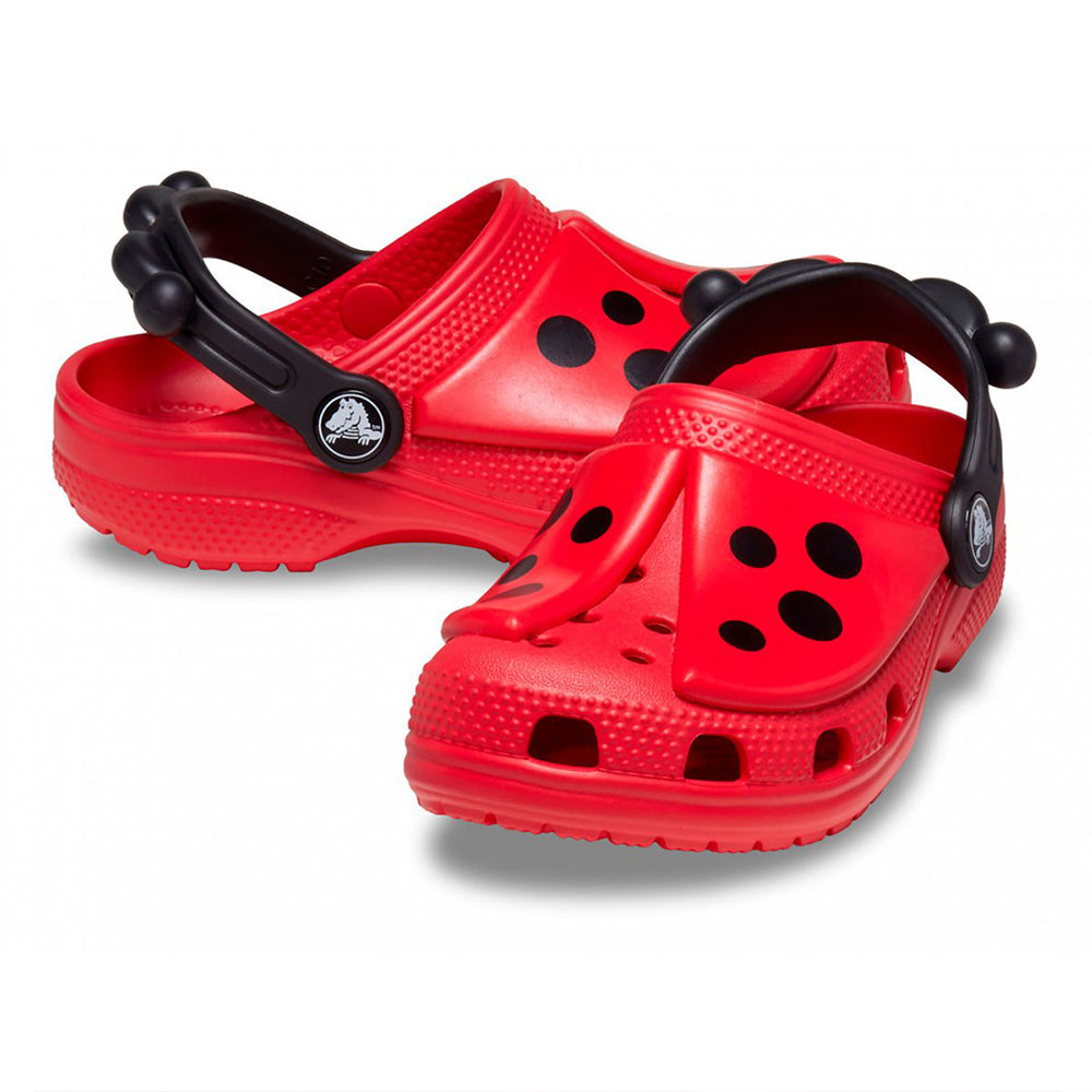 Crocs - Crocs, Kids, Nuovo, Toddler, Zoccoli - Crocs Classic IAM Ladybug Clog T Varsity Red Black - Lupis SRL