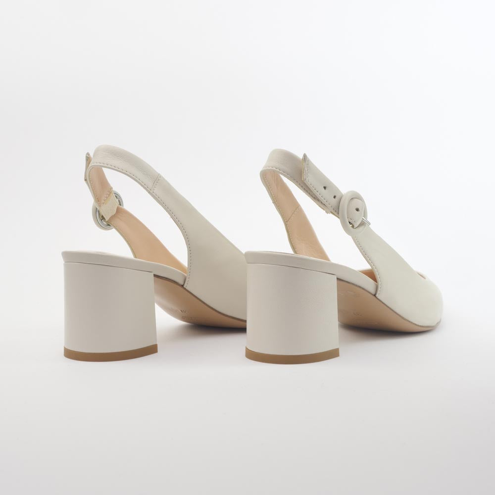 Eva Picci 1602 Avorio Slingback
