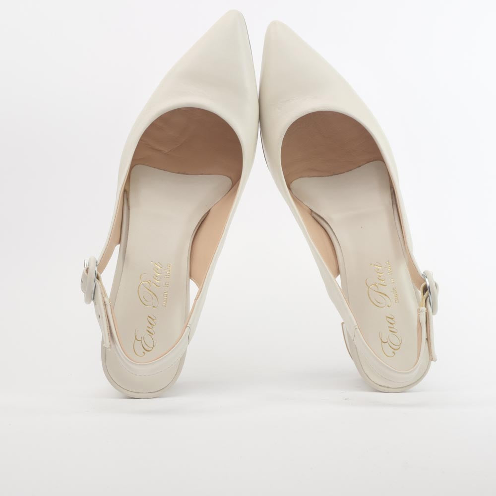 Eva Picci 1602 Avorio Slingback