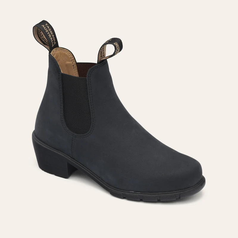 Blundstone 1960 Woman Elastic Sided Heel Boot Black