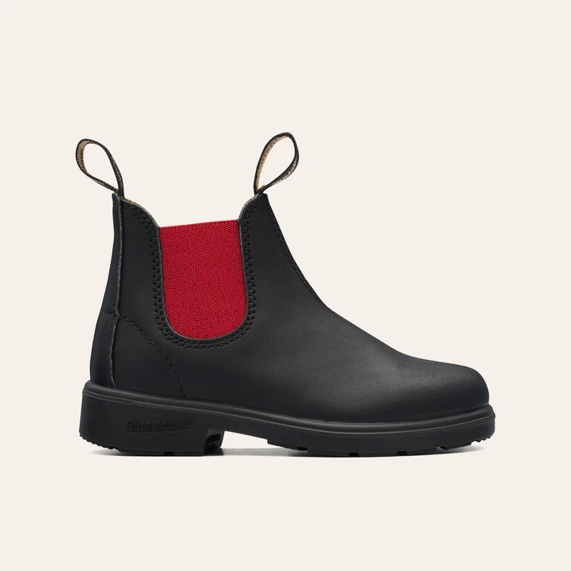 Blundstone - Blundstone, Kids, Stivaletti - Blundstone 581 Kids Elastic Sided Boot Black Red - Lupis SRL