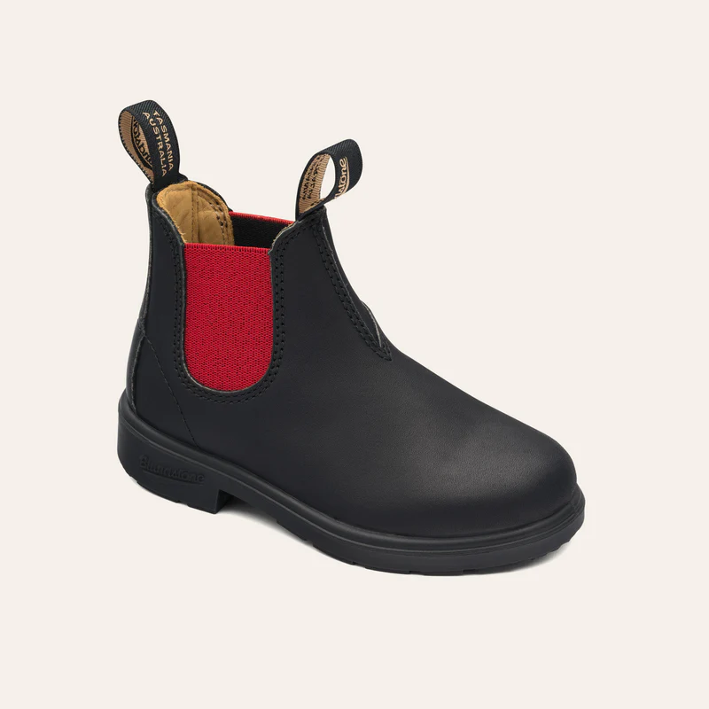 Blundstone - Blundstone, Kids, Stivaletti - Blundstone 581 Kids Elastic Sided Boot Black Red - Lupis SRL