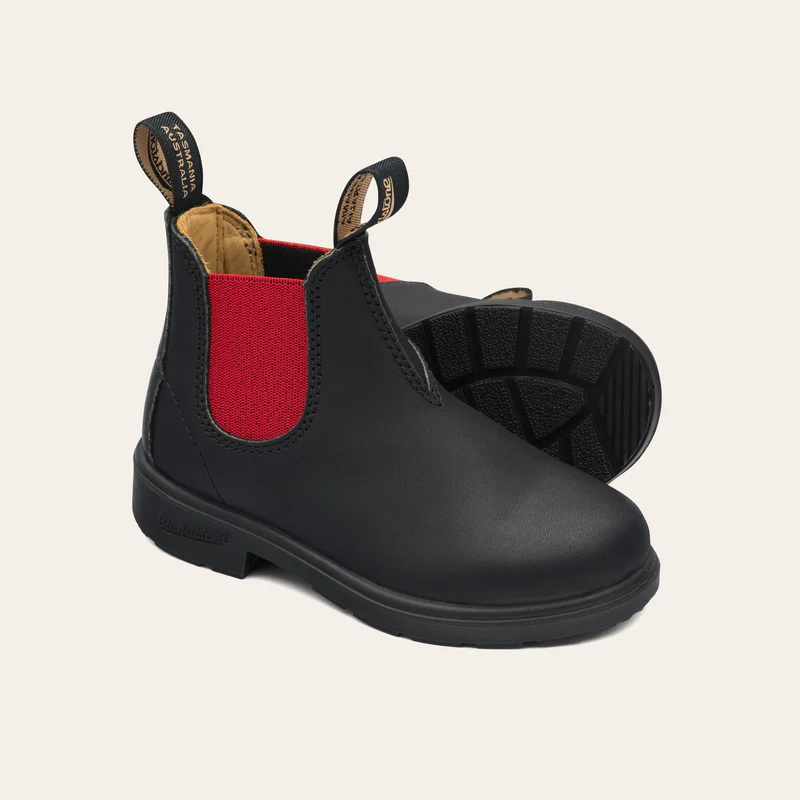 Blundstone - Blundstone, Kids, Stivaletti - Blundstone 581 Kids Elastic Sided Boot Black Red - Lupis SRL