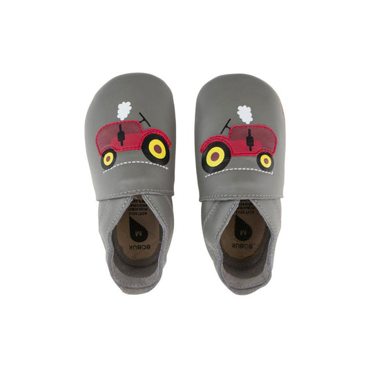 Bobux - Bobux, Coming Back, Kids, Out of stock, Pantofole, Soft Sole, Toddler - Bobux SS Tractor Grey - Lupis SRL