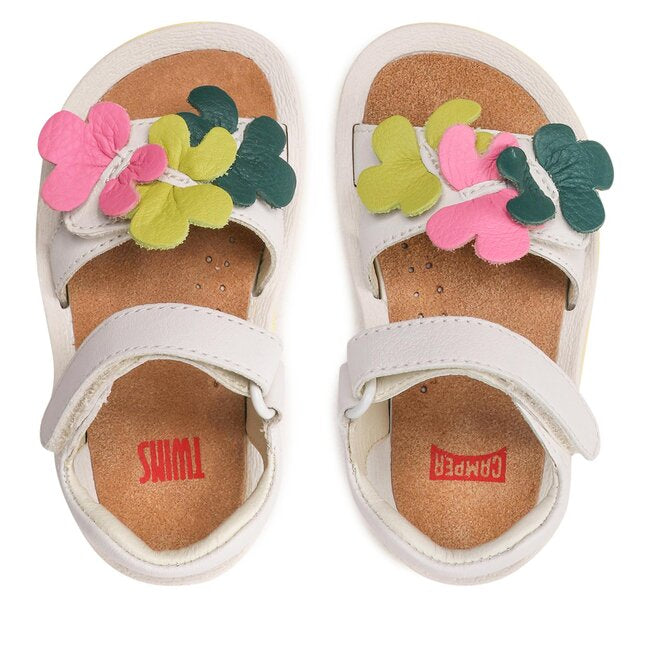 Camper - Camper, Kids, Sandali, Toddler - Camper TWS FW White Sand Flowers Kids - Lupis SRL