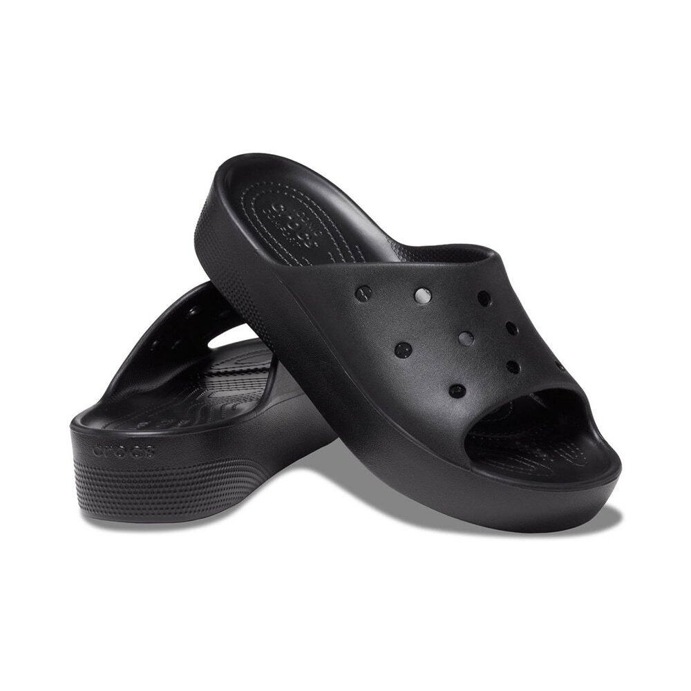 Crocs - Ciabatte, Crocs, Donna - Crocs Classic Platform Slide Black - Lupis SRL
