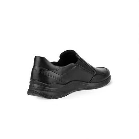 '- Ecco, Mocassini, Nuovo, PE25, Scarpe, Uomo - Ecco Irving Black Slip-On 511744-01001 - Lupis SRL