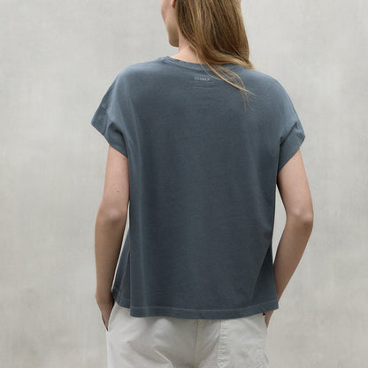 Ecoalf - Abbigliamento, Donna, Ecoalf, Nuovo, T-Shirt - Ecoalf Narvikalf T-Shirt Woman Grey Blue - Lupis SRL