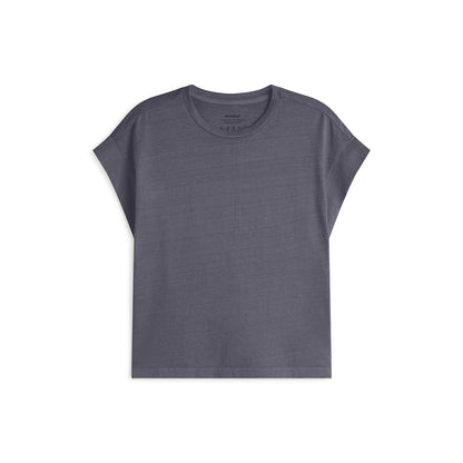 Ecoalf - Abbigliamento, Donna, Ecoalf, Nuovo, T-Shirt - Ecoalf Narvikalf T-Shirt Woman Grey Blue - Lupis SRL