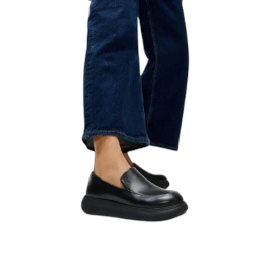 Mocassini Donna FitFlop Iq-Comff Loafers Leather Black E2W-90