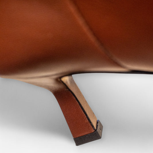 Stivali Donna Eva Picci Nappa Pelle Cacao MEDEA