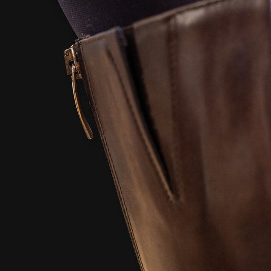 Stivali Donna Gianni Crasto Nature Pelle Testa di Moro 2055