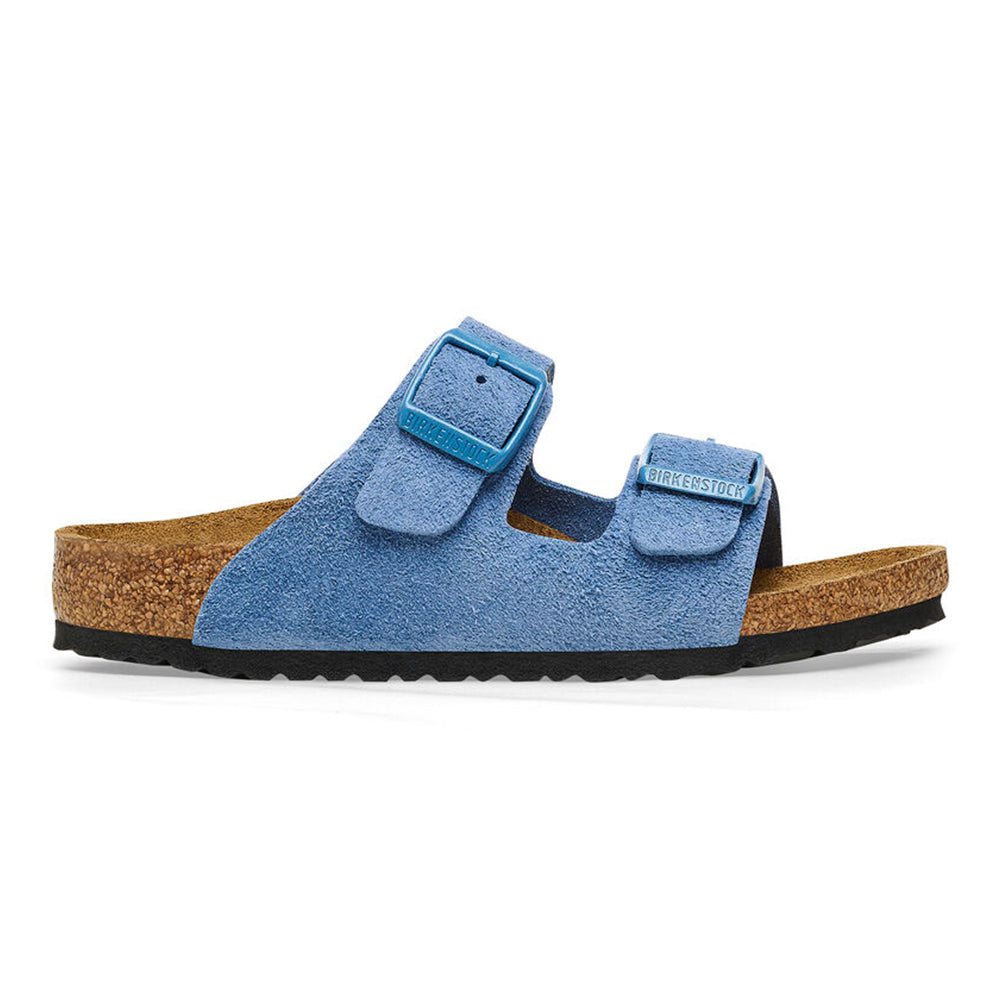  - ["Birkenstock","Ciabatte","Kids","Scarpe"] - Birkenstock Arizona Kids Elemental Blue Suede Leather - Lupis SRL