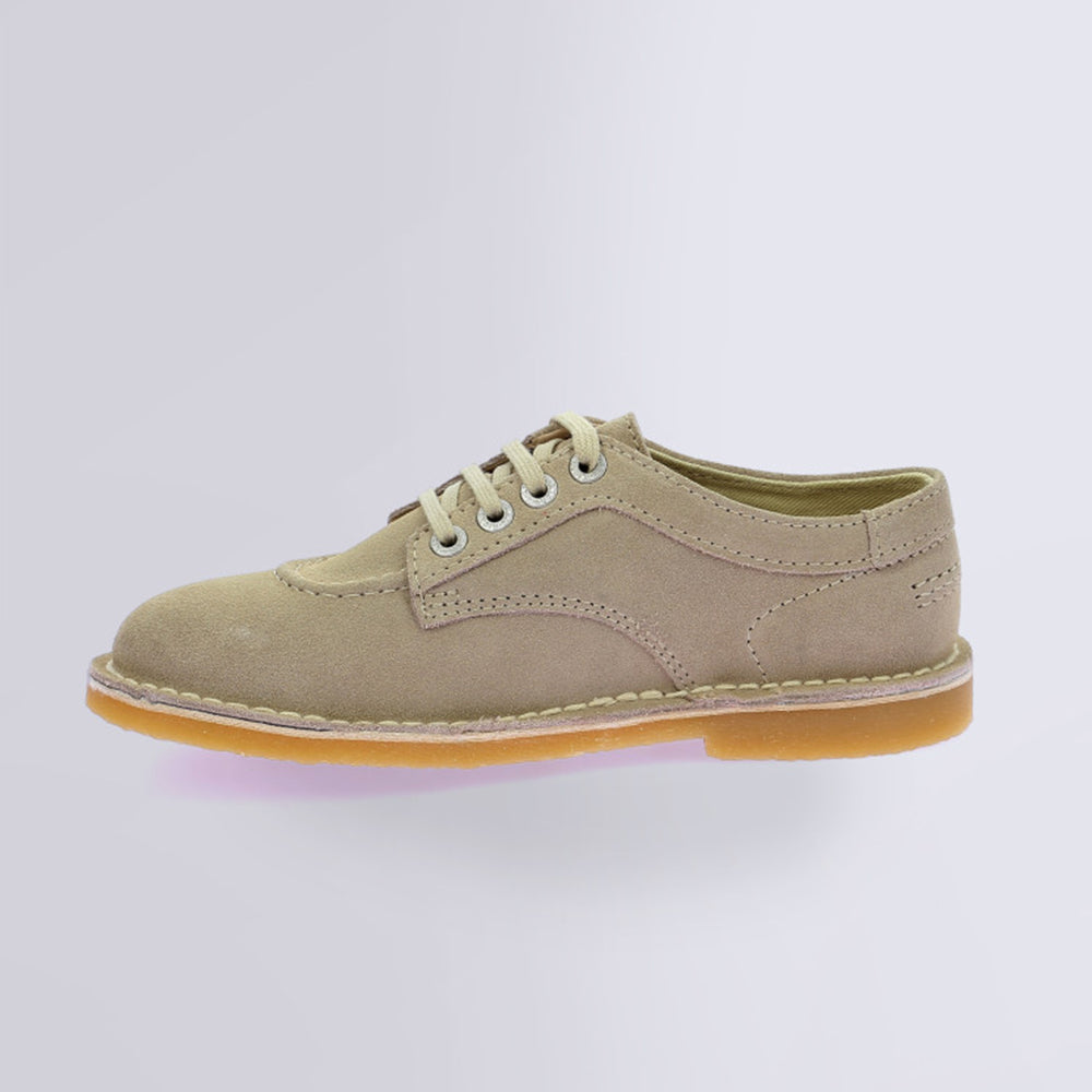 Kickers - Donna, Kickers, Nuovo, Scarpe stringate - Kickers Kick Karma Beige Clair - Lupis SRL