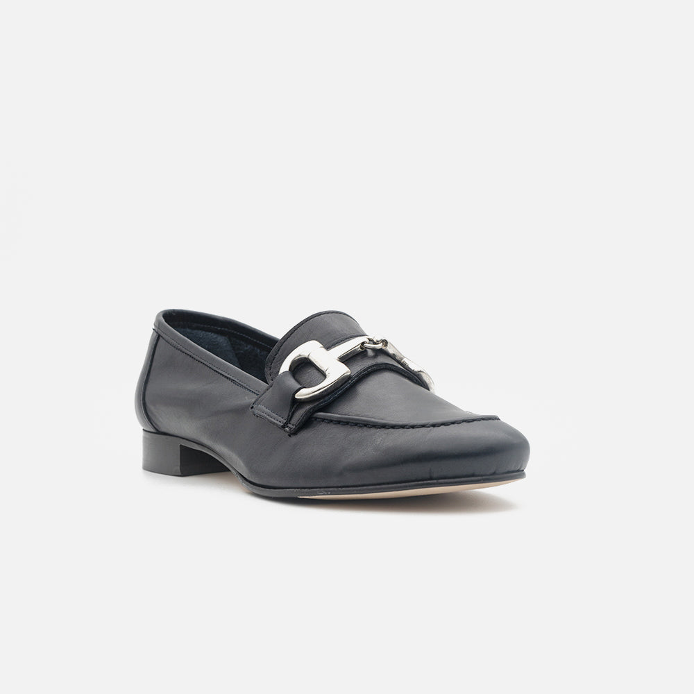 '- ["Artigianato","Donna","Eva Picci","Mocassini","Scarpe"] - Mocassini Da Donna Eva Picci 1432 Cuoio Blu - Lupis SRL