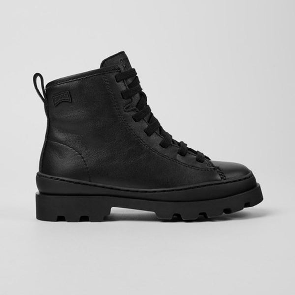 '- ["Anfibi","Camper","Donna","Kids","Scarpe"] - Camper Brutus Sella Negro Obsidian Kids - Lupis SRL