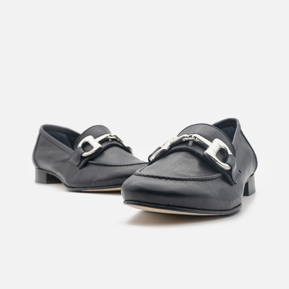 '- ["Artigianato","Donna","Eva Picci","Mocassini","Scarpe"] - Mocassini Da Donna Eva Picci 1432 Cuoio Blu - Lupis SRL