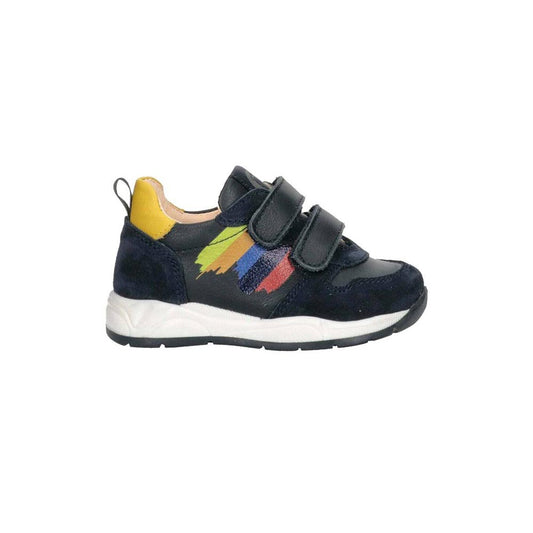Walkey 42152 Sneaker Bassa Velcro Blu Giallo Lupis SRL
