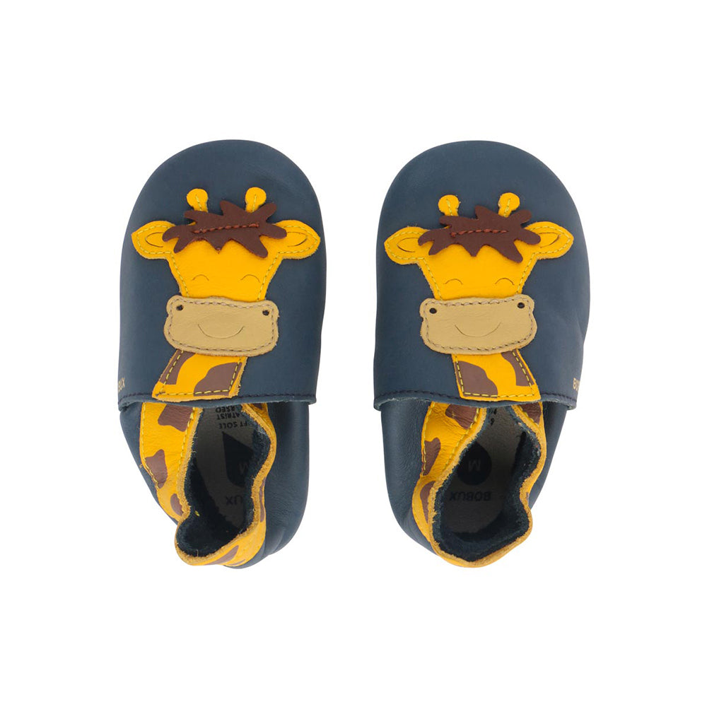  - ["Bobux","Infant","Kids","Nuovo","Pantofole","Scarpe","Soft Sole"] - Bobux SS Giraffe Navy - Lupis SRL