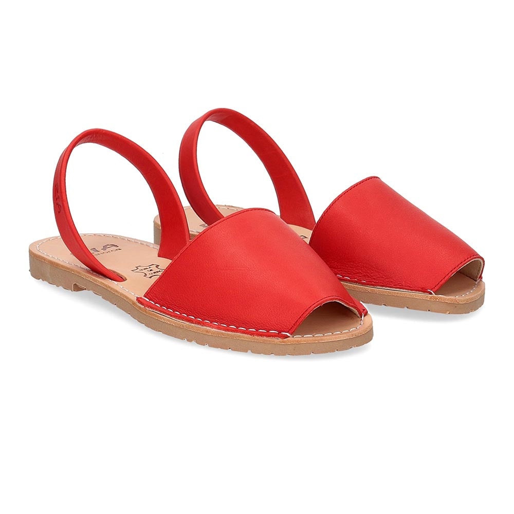 Ria - Kids, Ria, Sandali, Toddler - Ria Sandalo Velvet Rosso Rueda Caramello - Lupis SRL