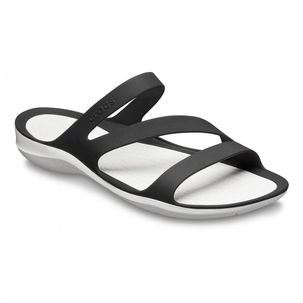  - ["Ciabatte","Crocs","Donna","Scarpe","Ultima Taglia"] - Crocs Swiftwater Sandal W Black White - Lupis SRL