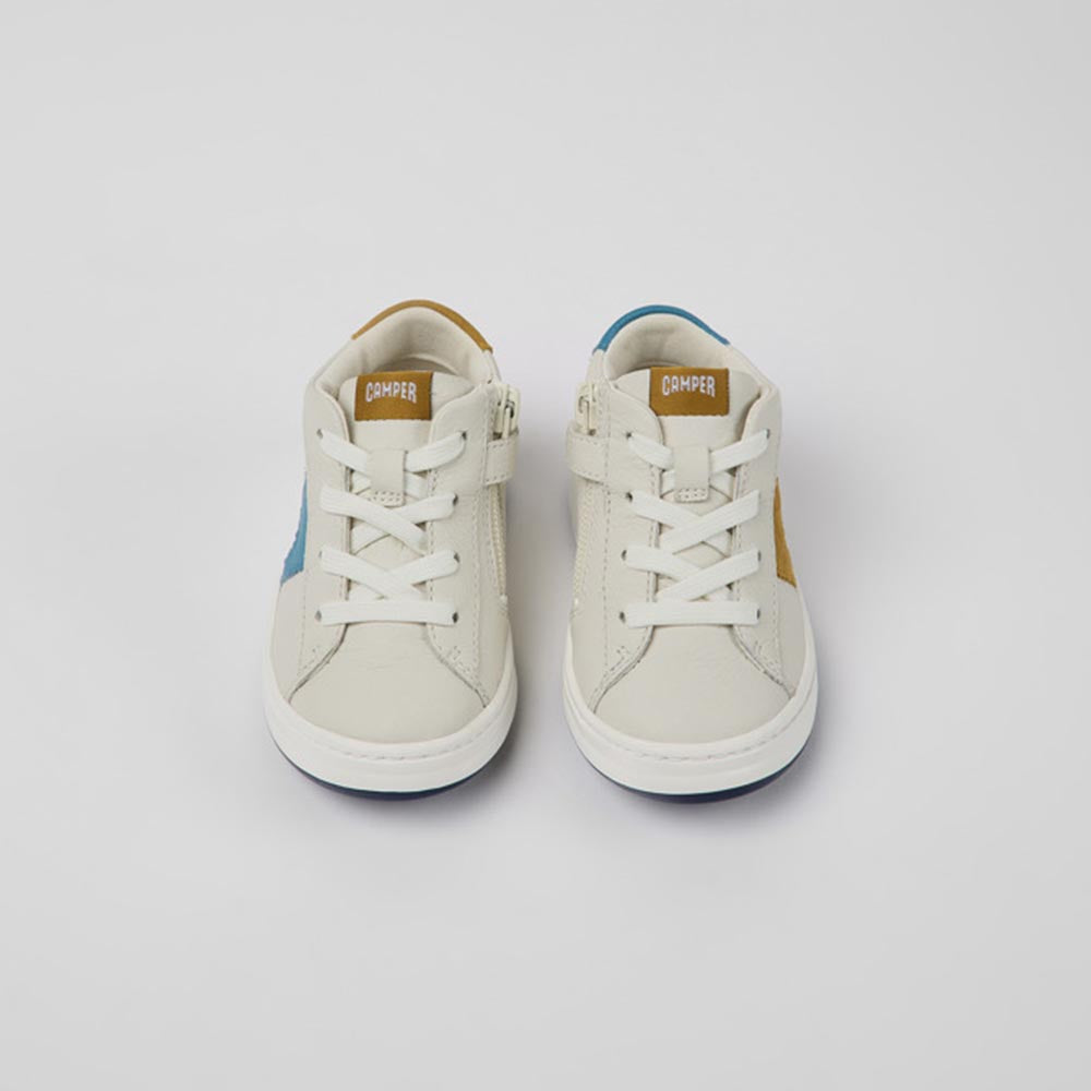 '- ["Camper","Kids","Polacco","Scarpe","Toddler"] - Camper Twins FW White Sella Houston Uggy Map Runner Houst-Yard - Lupis SRL