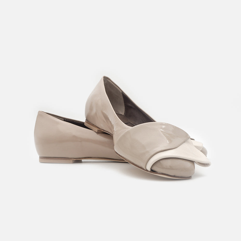 '- ["Artigianato","Ballerine","Donna","Eva Picci","Scarpe"] - Ballerine Da Donna Eva Picci 1694 Ballerina Lux Taupe Vaniglia - Lupis SRL