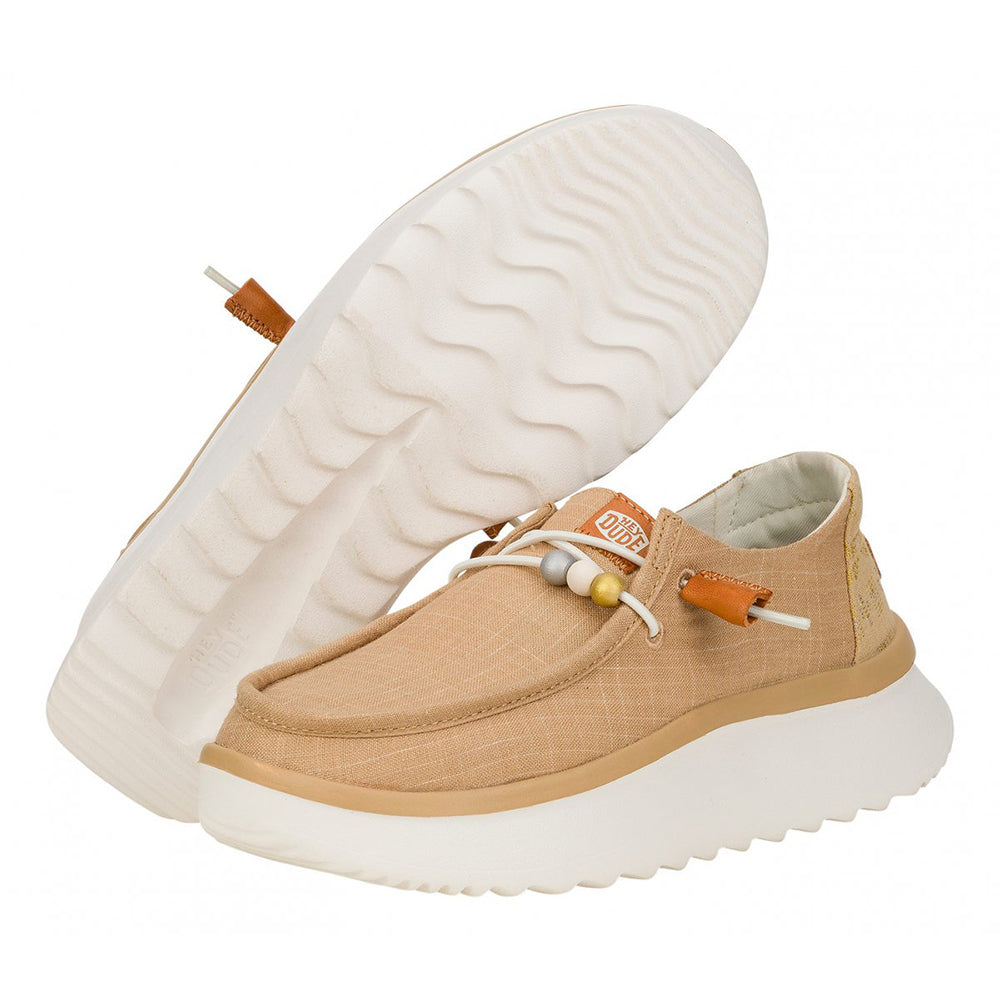 Hey Dude - Donna, Hey Dude, Nuovo, Scarpe sportive - Hey Dude Wendy Peak Baja Stripe Tan - Lupis SRL