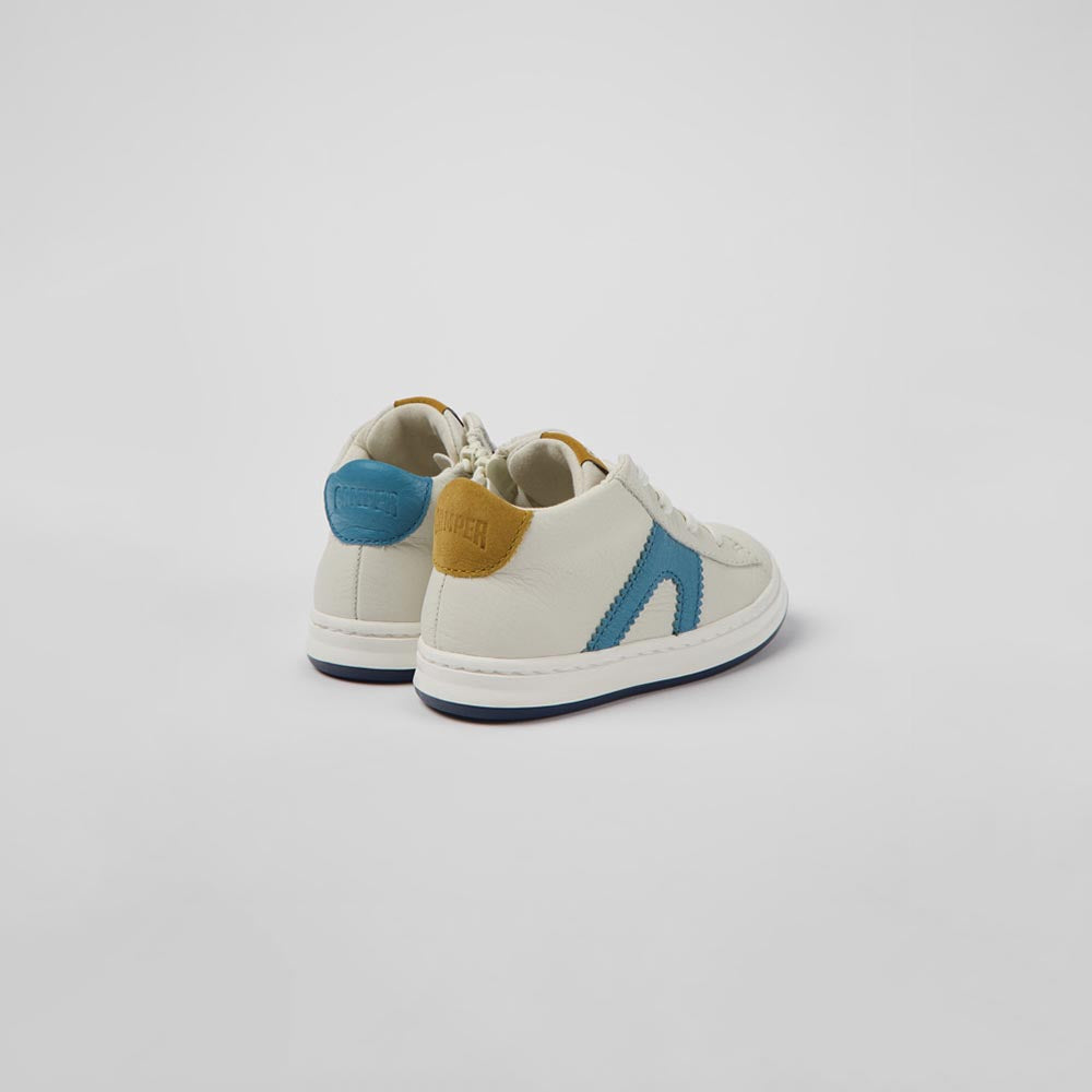 '- ["Camper","Kids","Polacco","Scarpe","Toddler"] - Camper Twins FW White Sella Houston Uggy Map Runner Houst-Yard - Lupis SRL
