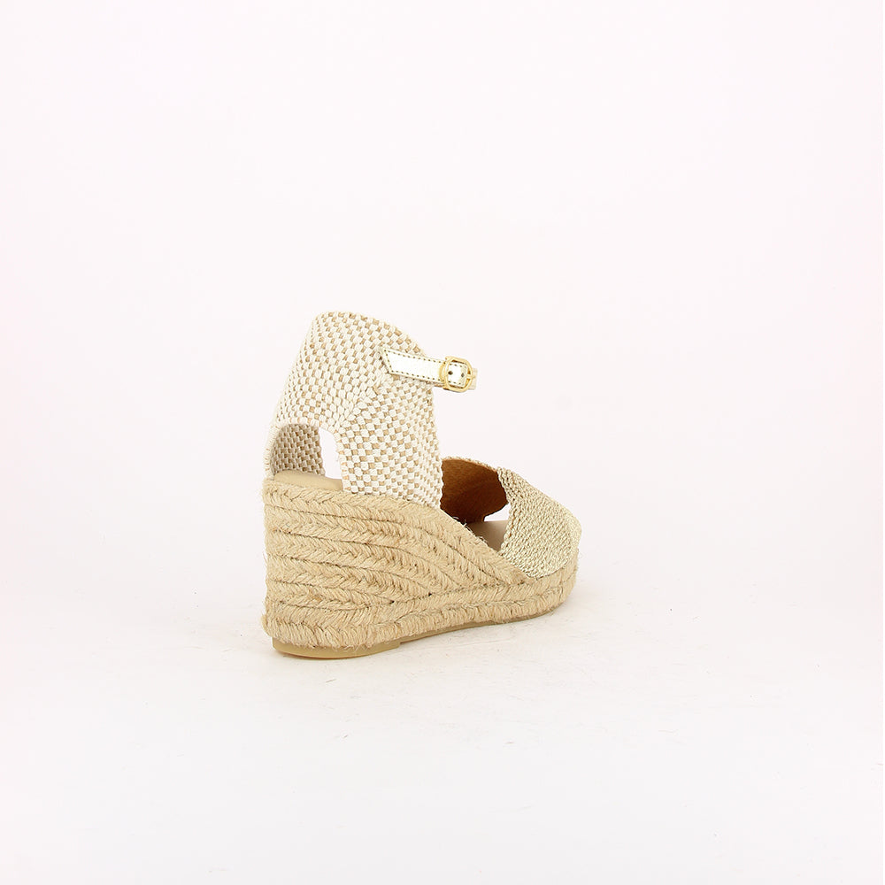  - ["Campesine","Donna","Sandali Eleganti","Scarpe","SKA"] - Ska Cordela Leon Yute H230 C5 Nat Platino - Lupis SRL