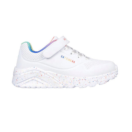 Skechers - Kids, Scarpe sportive, Skechers - Skechers K Uno Lite-Rainbow Specks White Multi - Lupis SRL
