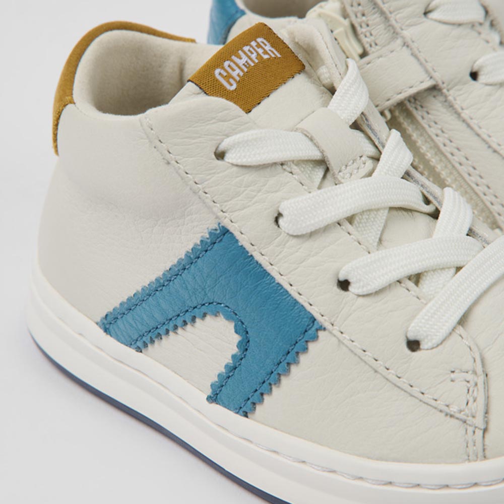 '- ["Camper","Kids","Polacco","Scarpe","Toddler"] - Camper Twins FW White Sella Houston Uggy Map Runner Houst-Yard - Lupis SRL