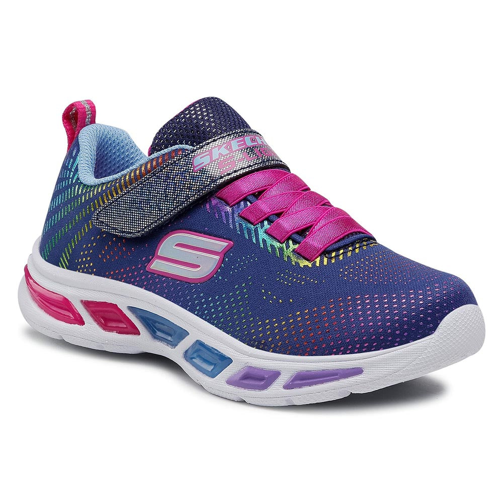  - ["Kids","Scarpe","Scarpe sportive","Skechers","Ultima Taglia"] - Skechers K S Light's Litebeams Gleam N' Dream Navy Multi - Lupis SRL