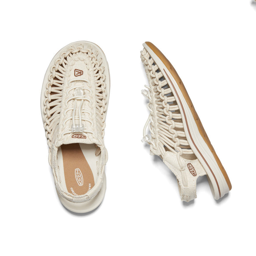 '- ["Donna","Keen","Sandali Sportivi","Scarpe"] - Keen 1026231 Uneek Canvas Natural Canvas Birch W - Lupis SRL