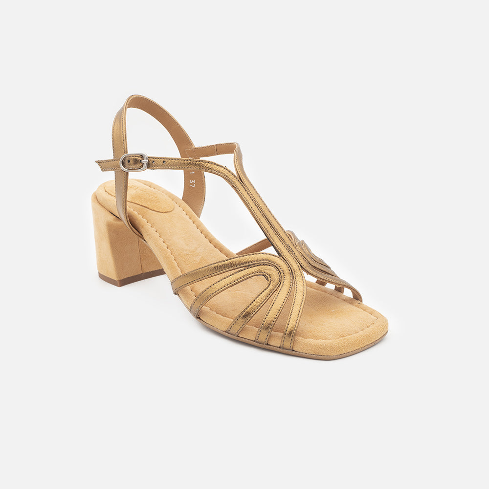 '- ["Audley","Donna","Sandali Eleganti","Scarpe","Tacco"] - Audley 22117 Bronze Sandalo - Lupis SRL
