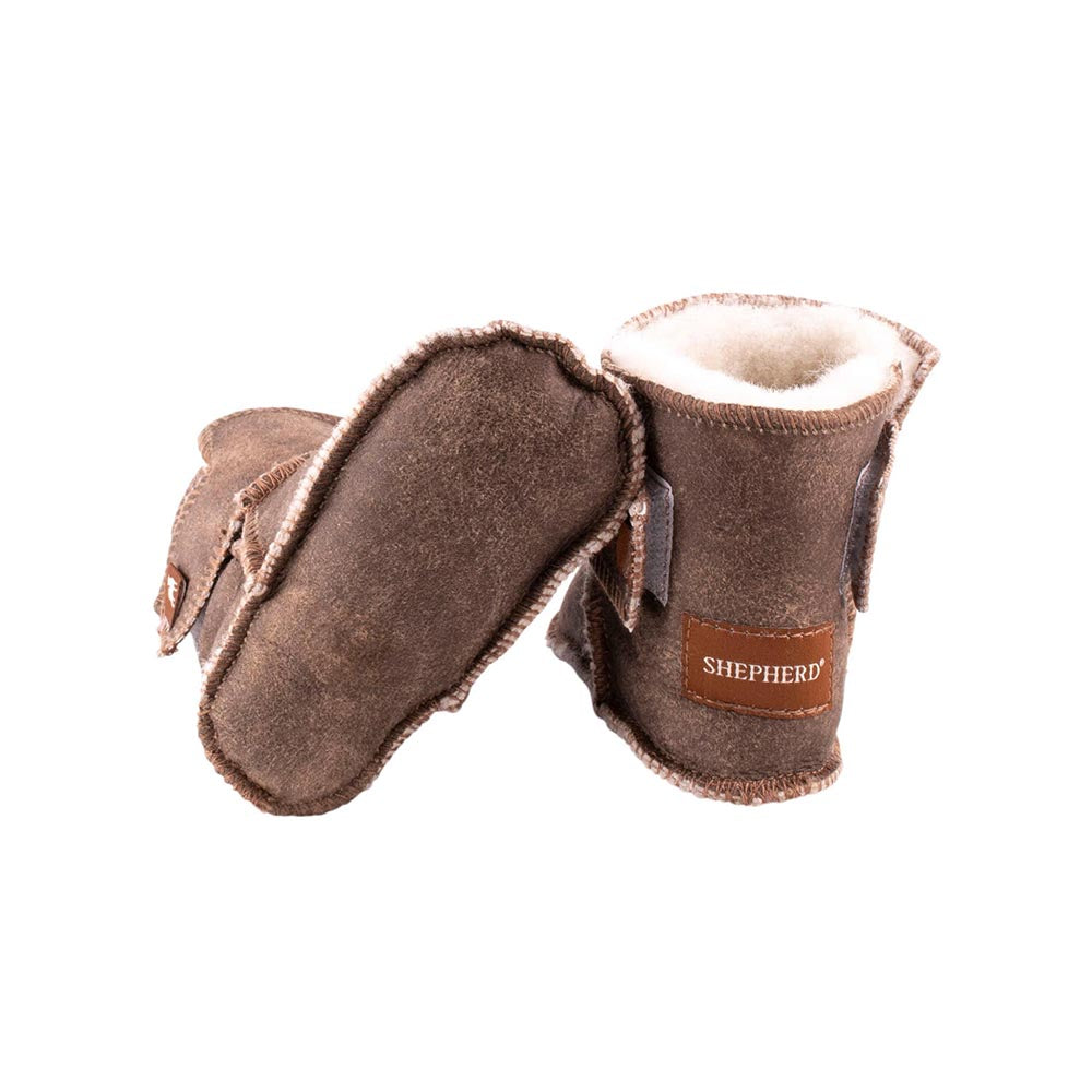 '- ["Infant","Kids","Scarpe","Shepherd","Stivaletti","Ultima Taglia"] - Shepherd 1385 Crema Cuoio Stivaletto - Lupis SRL