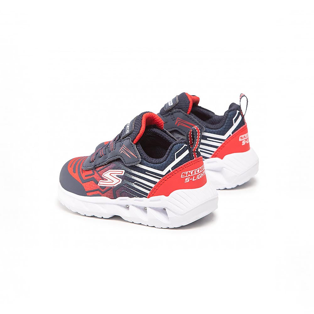'- ["Kids","Scarpe","Scarpe sportive","Skechers","Toddler","Ultima Taglia"] - Skechers T S Light's Magna Lightsmaver Navy Red - Lupis SRL