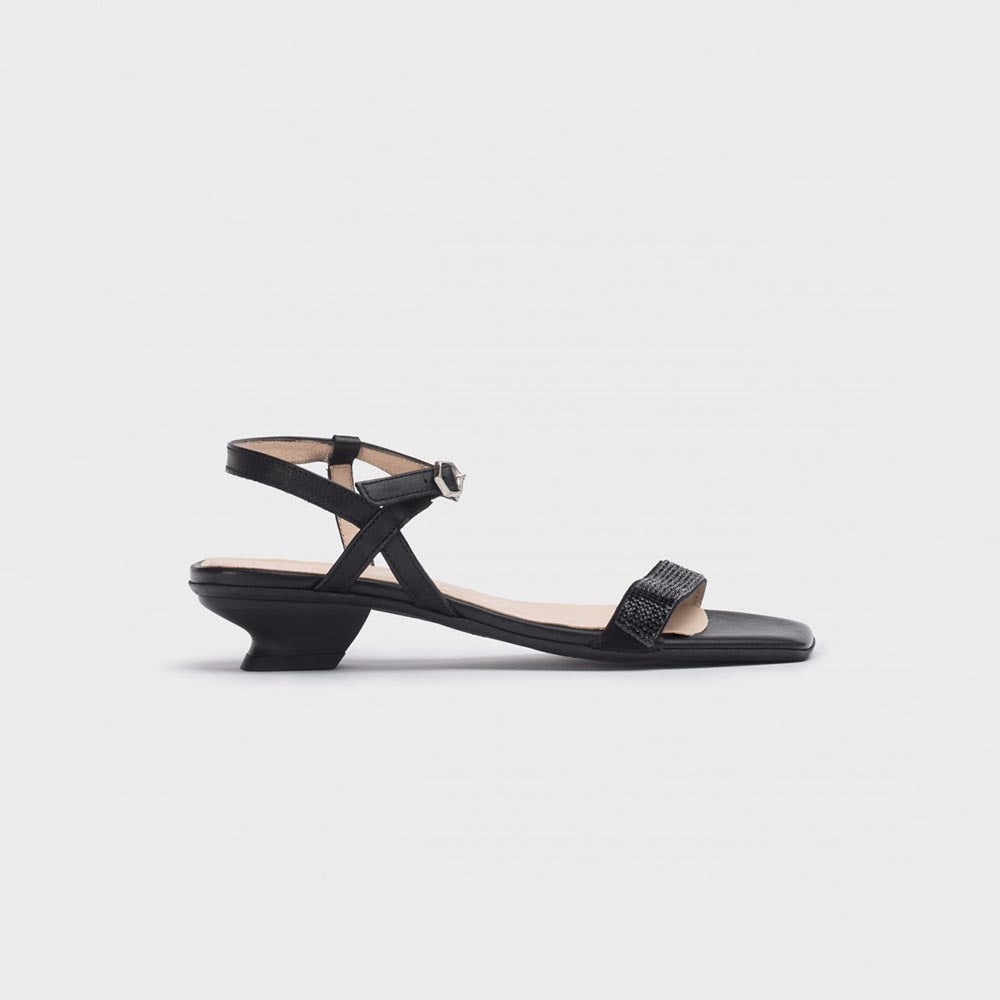 '- ["Donna","Sandali Eleganti","Scarpe","Wonders"] - Wonders B-8910 Trend V Negro - Lupis SRL