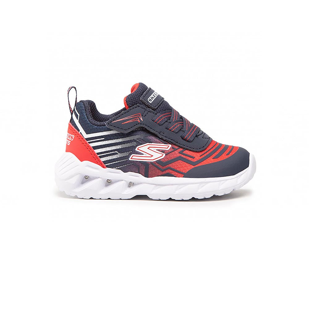'- ["Kids","Scarpe","Scarpe sportive","Skechers","Toddler","Ultima Taglia"] - Skechers T S Light's Magna Lightsmaver Navy Red - Lupis SRL