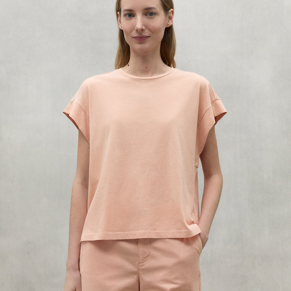 Ecoalf - Abbigliamento, Donna, Ecoalf, Nuovo, T-Shirt - Ecoalf Narvikalf T-Shirt Woman Soft Coral - Lupis SRL