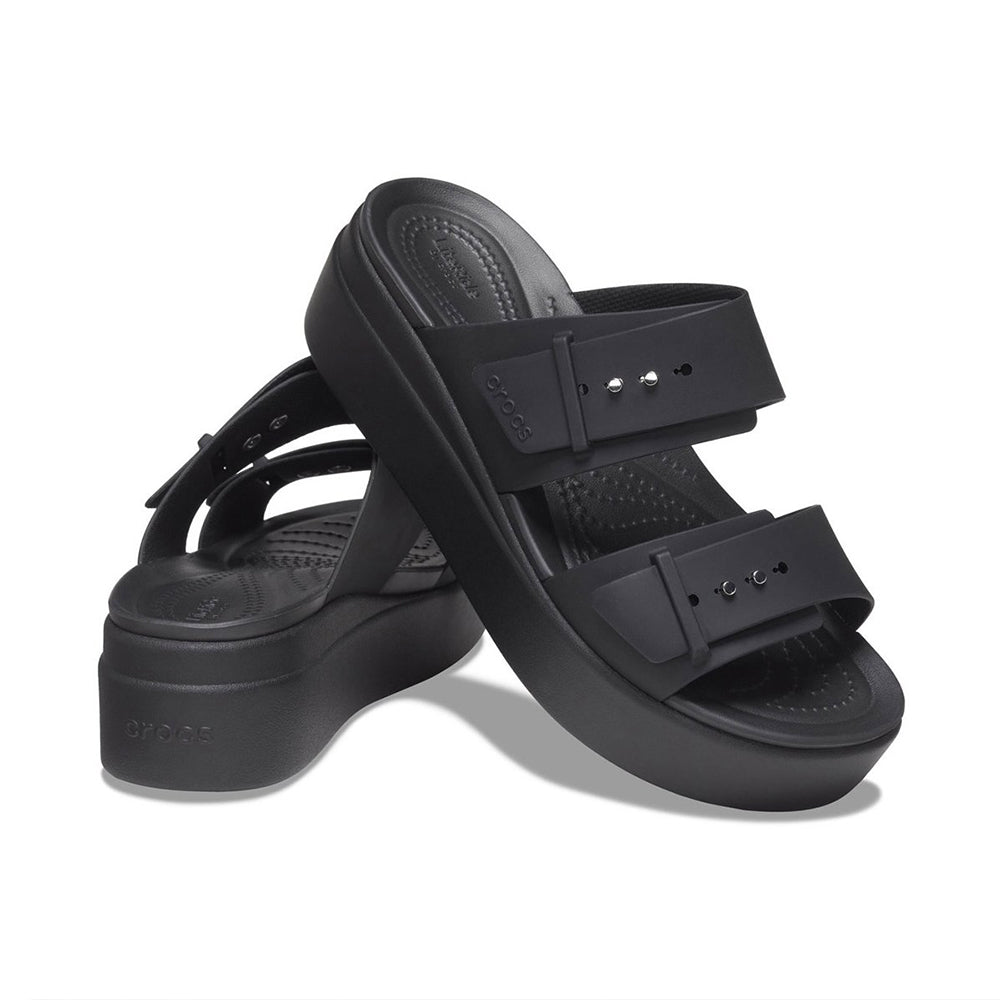 Crocs - Crocs, Donna, Nuovo, Sandali - Crocs Crocs Brooklyn Sandal Low WgeW Black - Lupis SRL