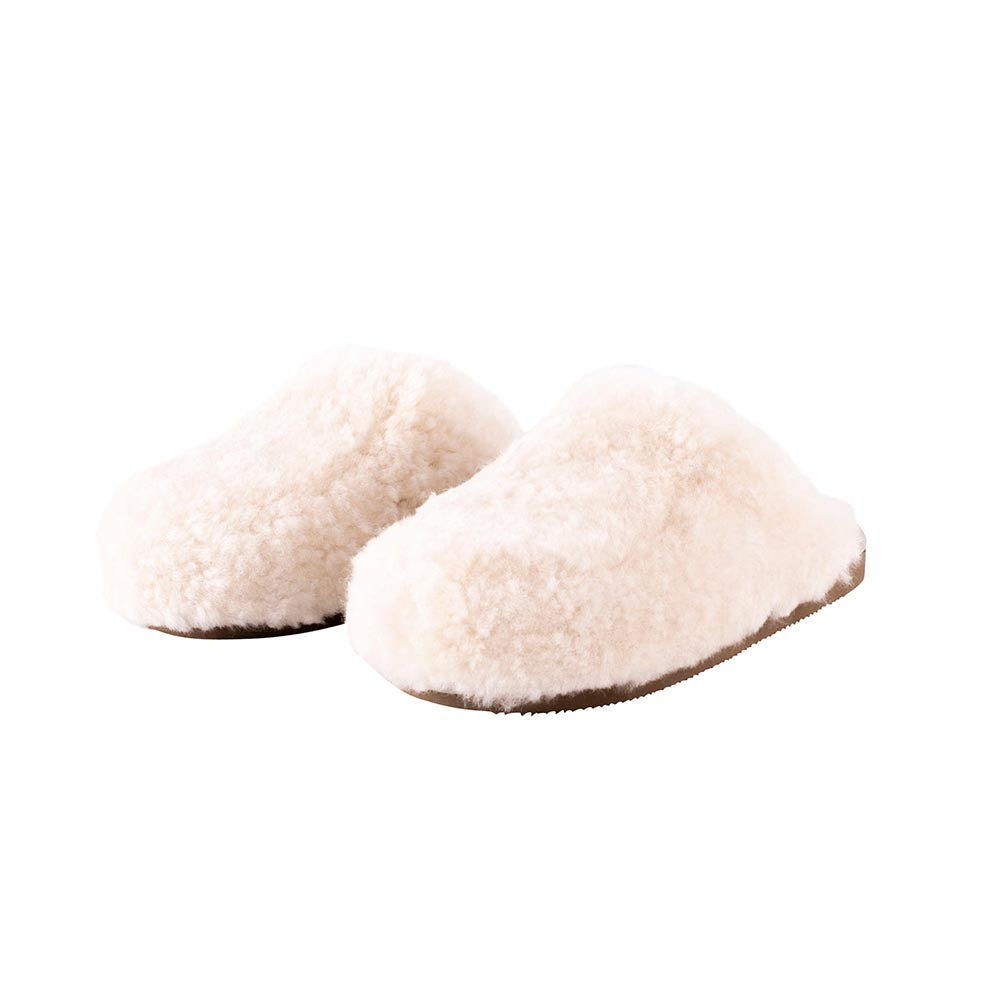 '- ["Ciabatte","Donna","Pantofole","Scarpe","Shepherd","Ultima Taglia"] - Shepherd Jenny Ciabatte Pelo Creme - Lupis SRL