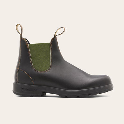 Blundstone 519 Colored Elastic Sided Boot Brown Olive 