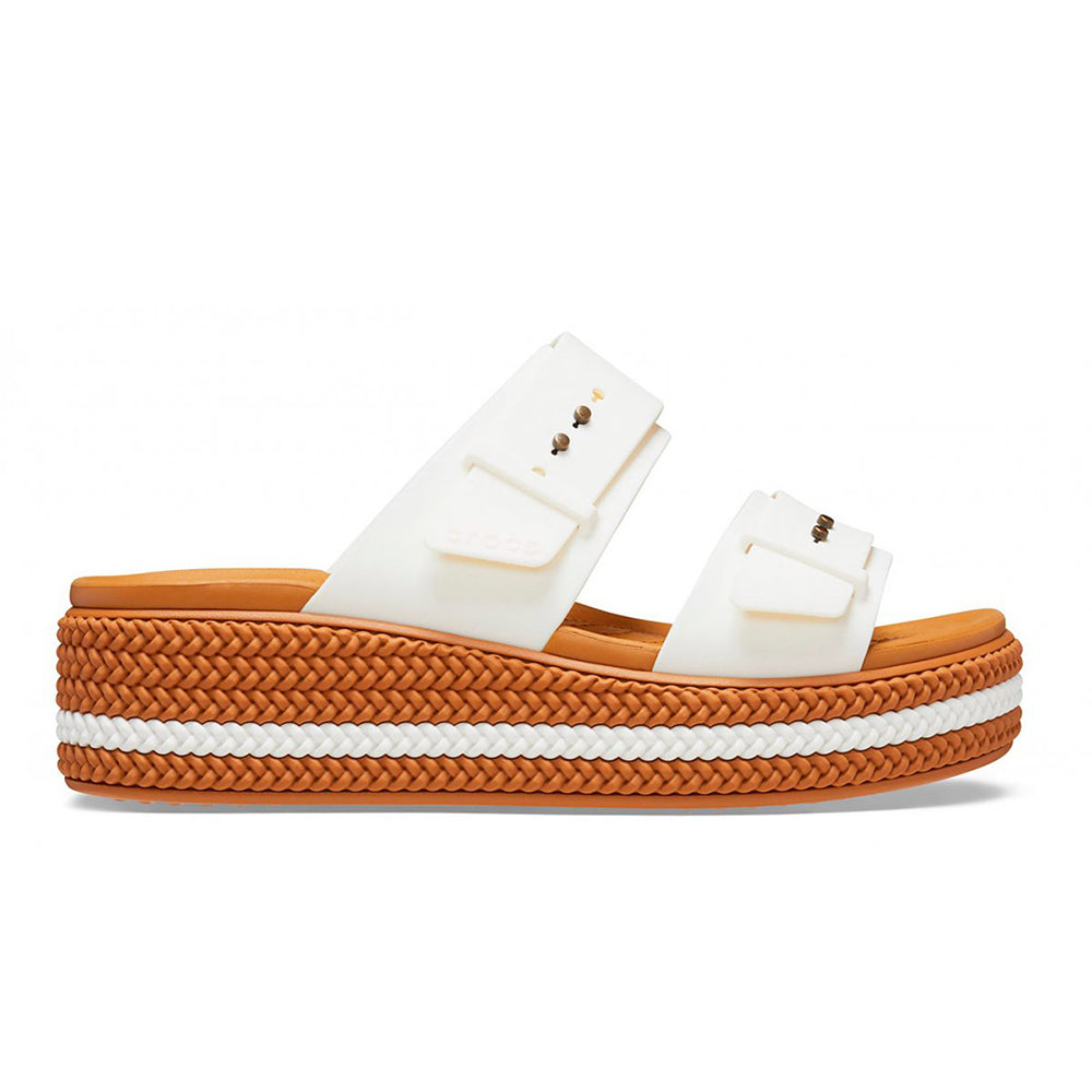  - ["Ciabatte","Crocs","Donna","PE25","Scarpe"] - Crocs Brooklyn Woven Buckle W Chalk - Lupis SRL