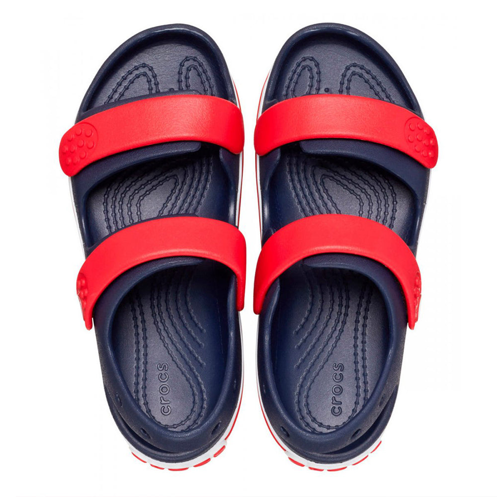 Crocs - Crocs, Kids, Nuovo, Sandali, Toddler - Crocs Crocband Cruiser Sandal T Navy Red - Lupis SRL