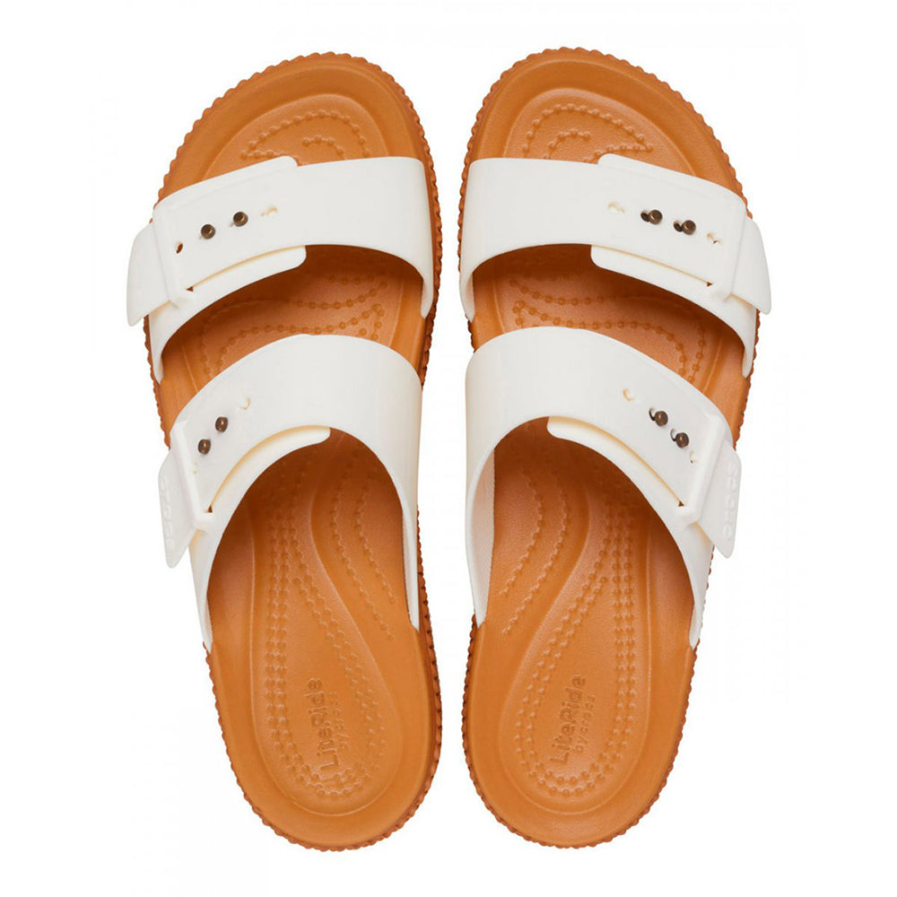  - ["Ciabatte","Crocs","Donna","PE25","Scarpe"] - Crocs Brooklyn Woven Buckle W Chalk - Lupis SRL