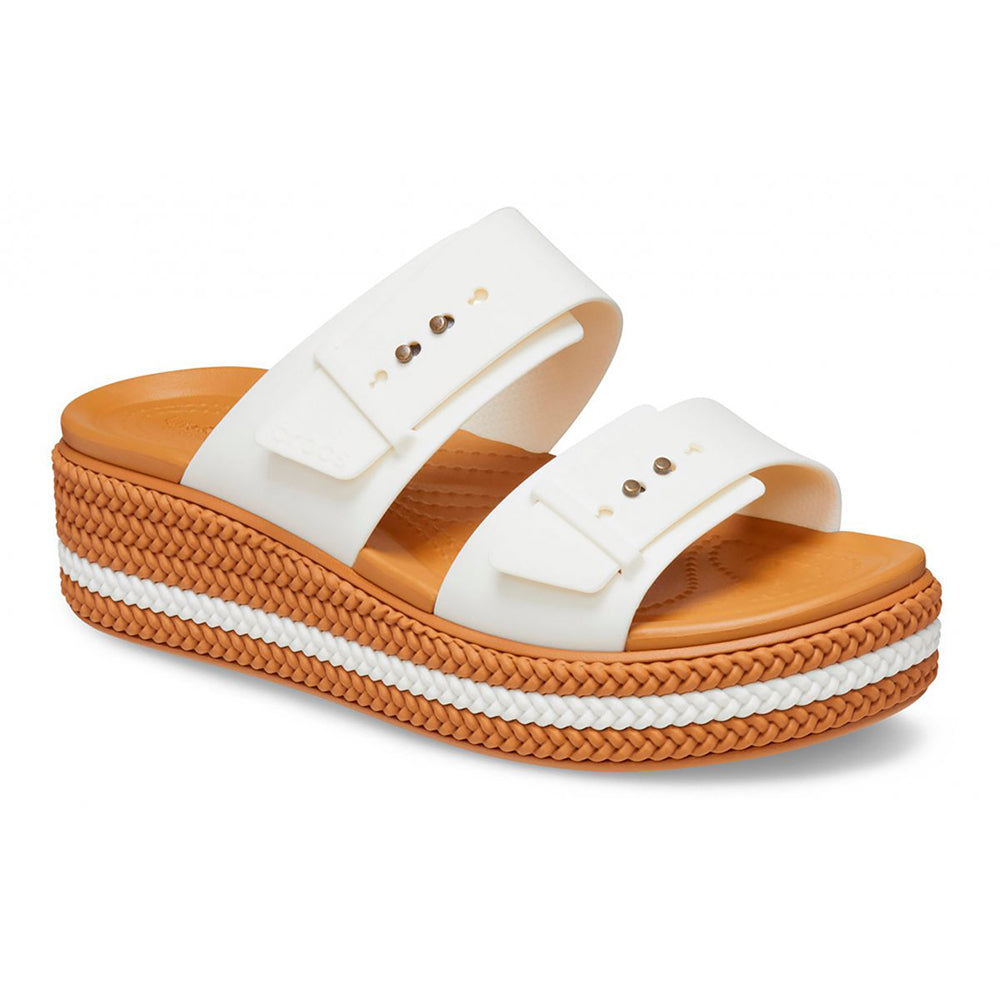  - ["Ciabatte","Crocs","Donna","PE25","Scarpe"] - Crocs Brooklyn Woven Buckle W Chalk - Lupis SRL