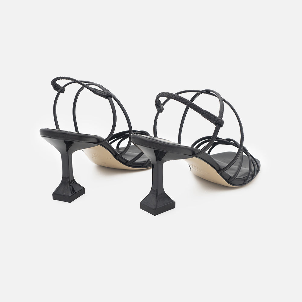 '- ["Artigianato","Donna","Sandali Eleganti","Scarpe","Tacco","Viozzi"] - Viozzi Pin 5123 Black Sandalo - Lupis SRL